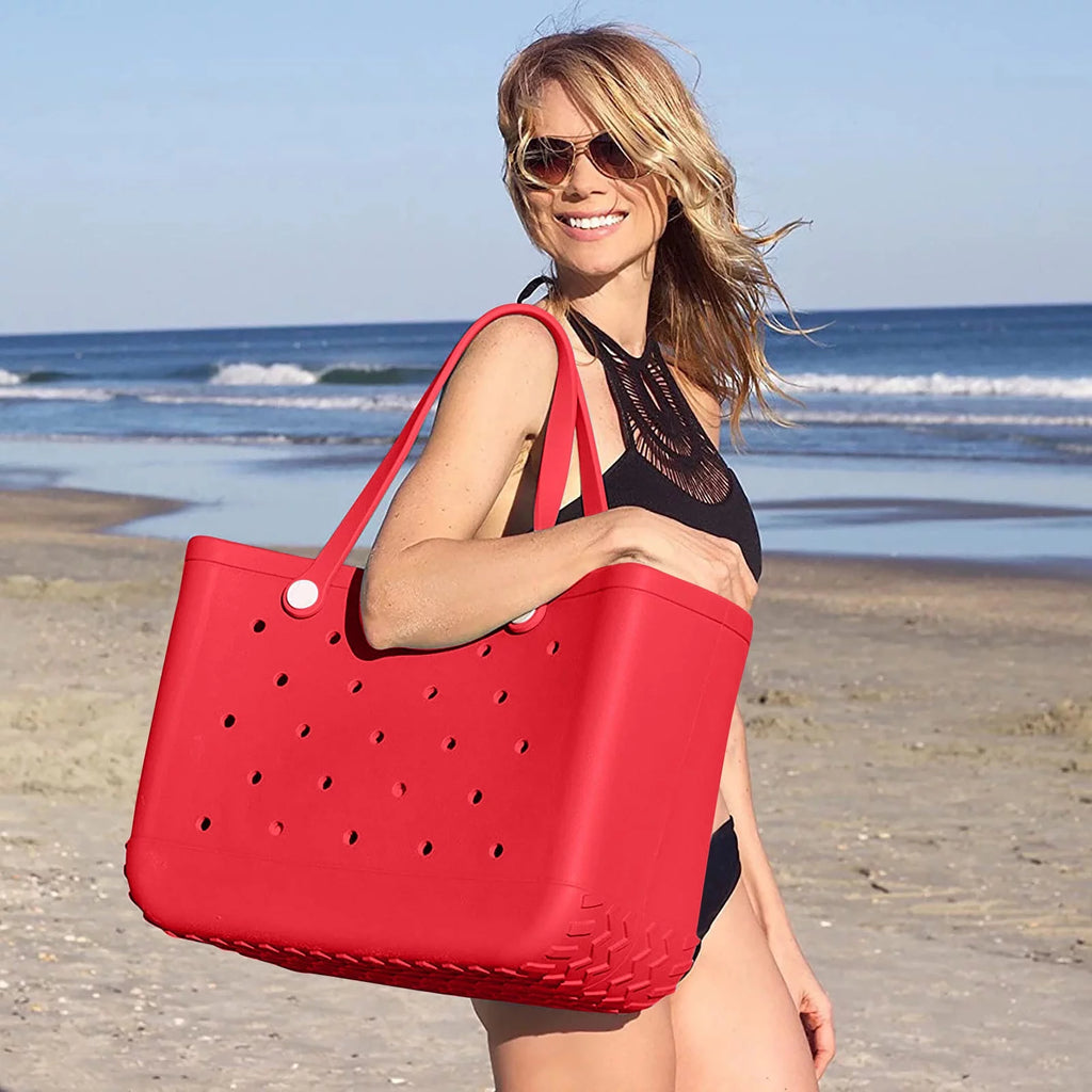 Large/X-Large Waterproof Rubber Beach Tote EVA Storage Bag