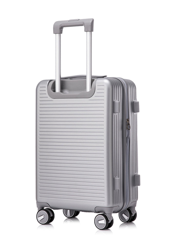 3 - Piece Expandable Luggage Set (20/24/28), Lightweight 100% PC Hard Shell with Front Pocket, TSA Lock, and Spinner Wheels, Airline Approved Carry - On - Top Travels