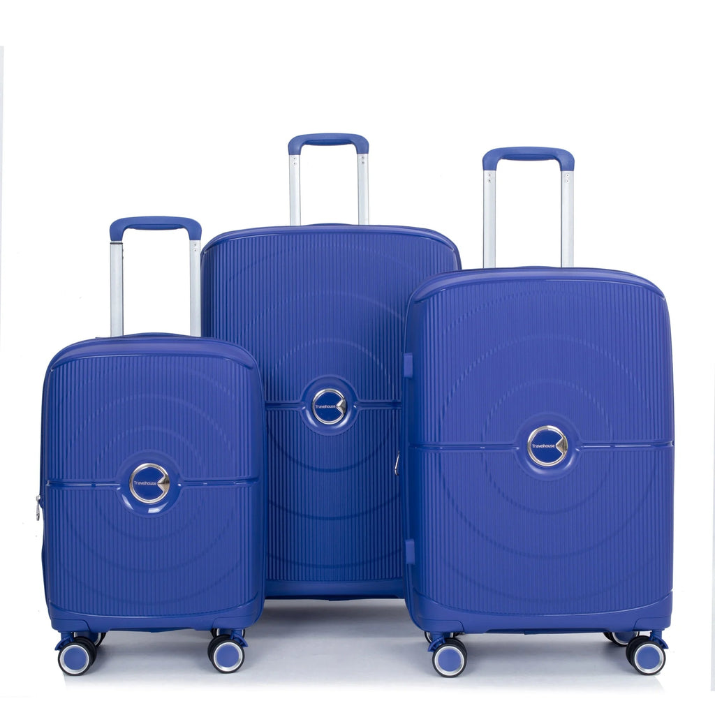 3 - Piece Lightweight Hardside Luggage Set - 20", 24", 28" Expandable with TSA Lock & Spinner Wheels - Top Travels