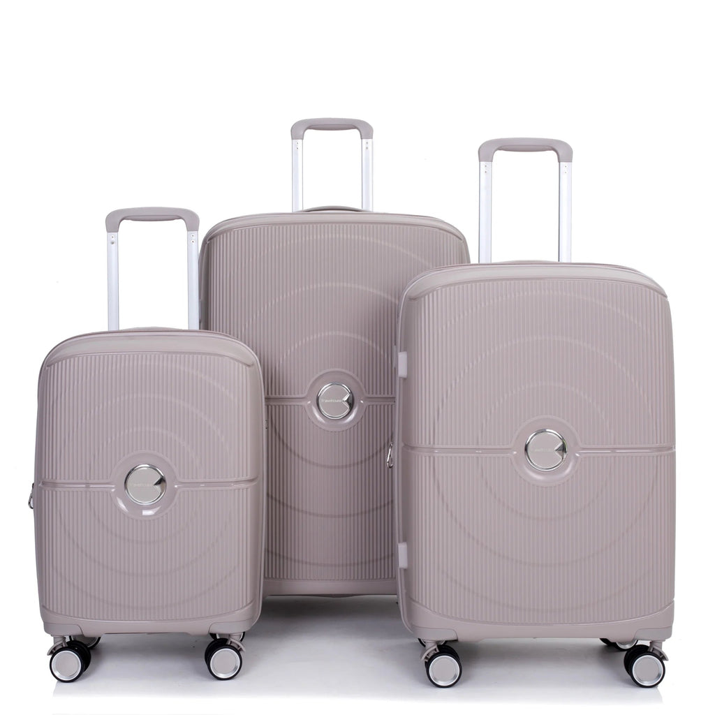 3 - Piece Lightweight Hardside Luggage Set - 20", 24", 28" Expandable with TSA Lock & Spinner Wheels - Top Travels