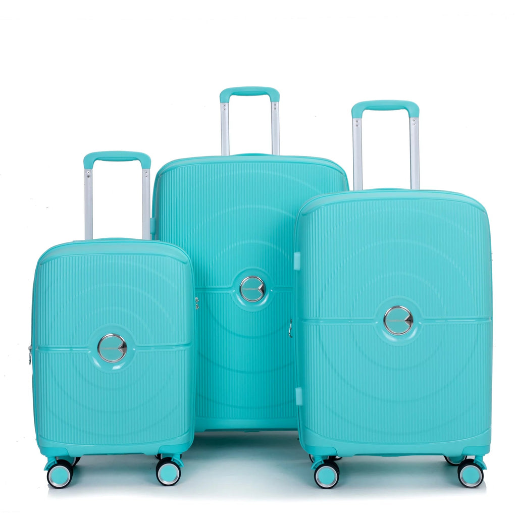 3 - Piece Lightweight Hardside Luggage Set - 20", 24", 28" Expandable with TSA Lock & Spinner Wheels - Top Travels