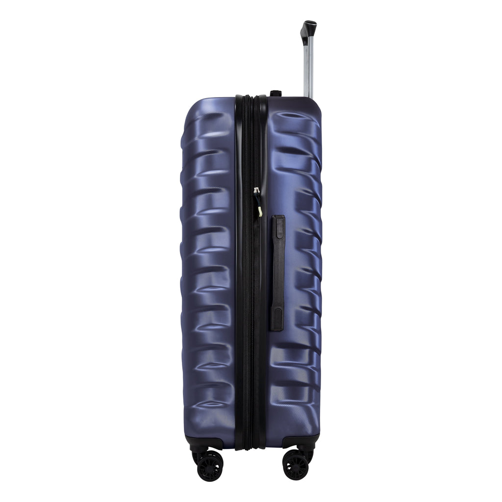 Camano by Hardside 28" Spinner Checked Luggage, Blue - Top Travel