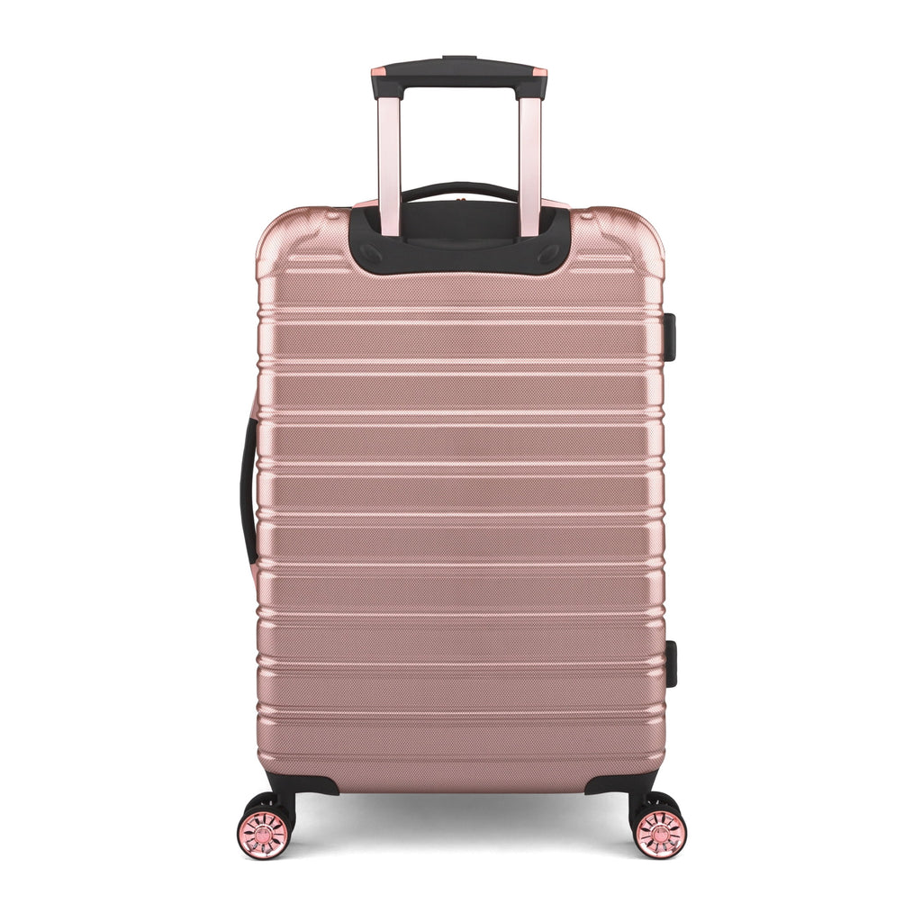 Hardside Fibertech Luggage 28" Checked Luggage, Rose Gold