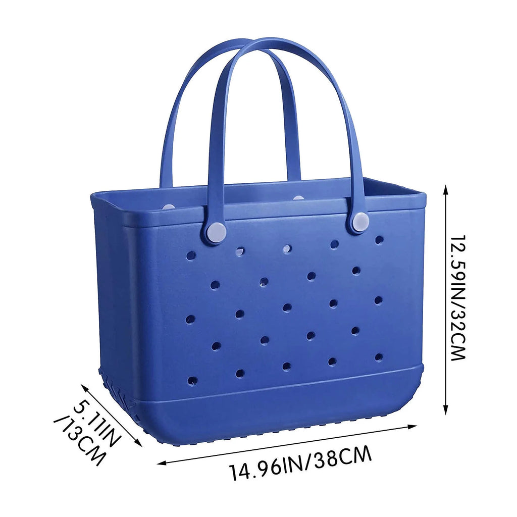 Large/X-Large Waterproof Rubber Beach Tote EVA Storage Bag