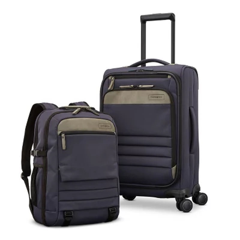 Samsonite Xpidition XLT 2-Piece Softside Carry-On and Backpack Set