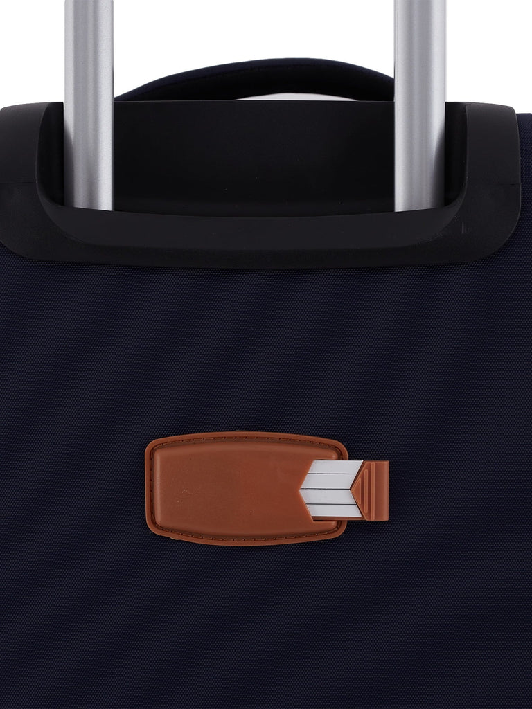 5Pc Soft - Side Spinner Travel Luggage Set, Navy - Top Travels