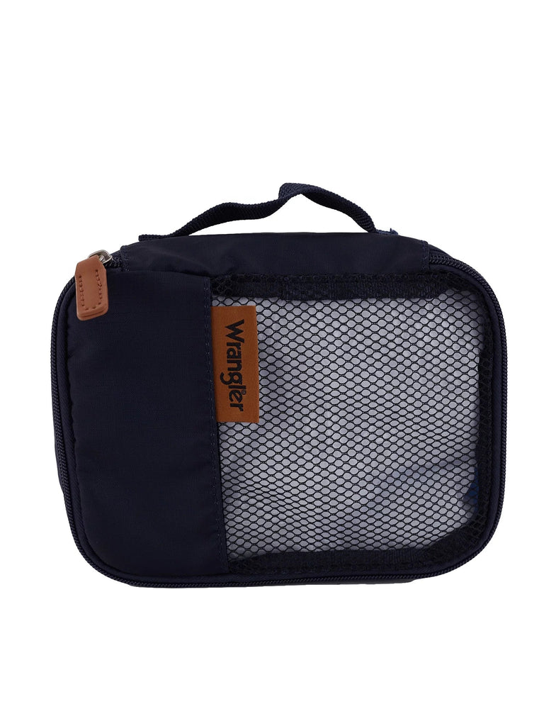 5Pc Soft - Side Spinner Travel Luggage Set, Navy - Top Travels