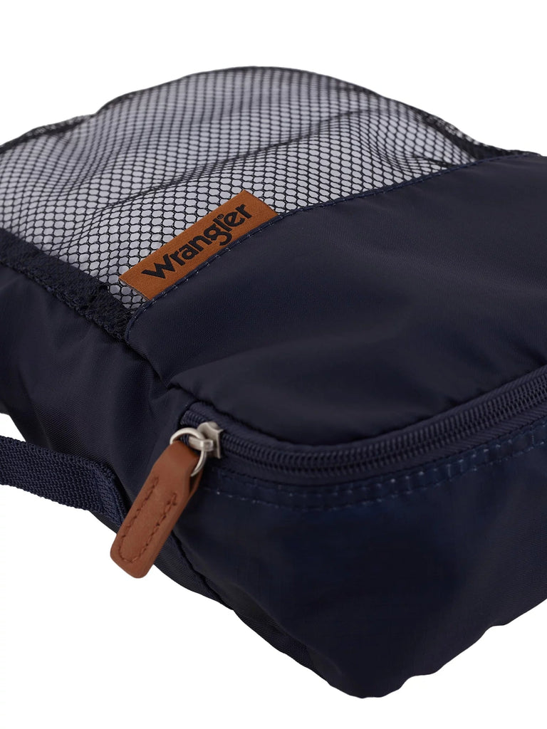5Pc Soft - Side Spinner Travel Luggage Set, Navy - Top Travels
