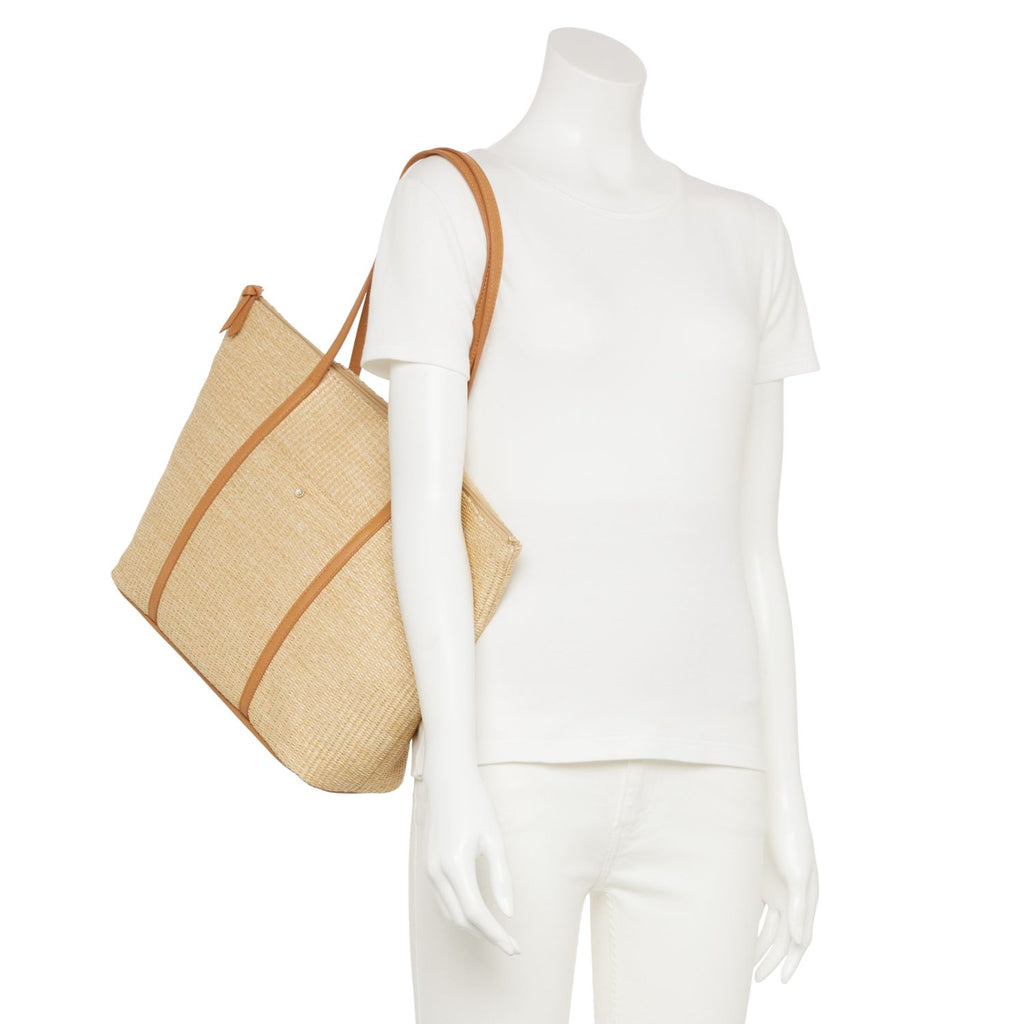 Amy Straw Beach Tote Bag