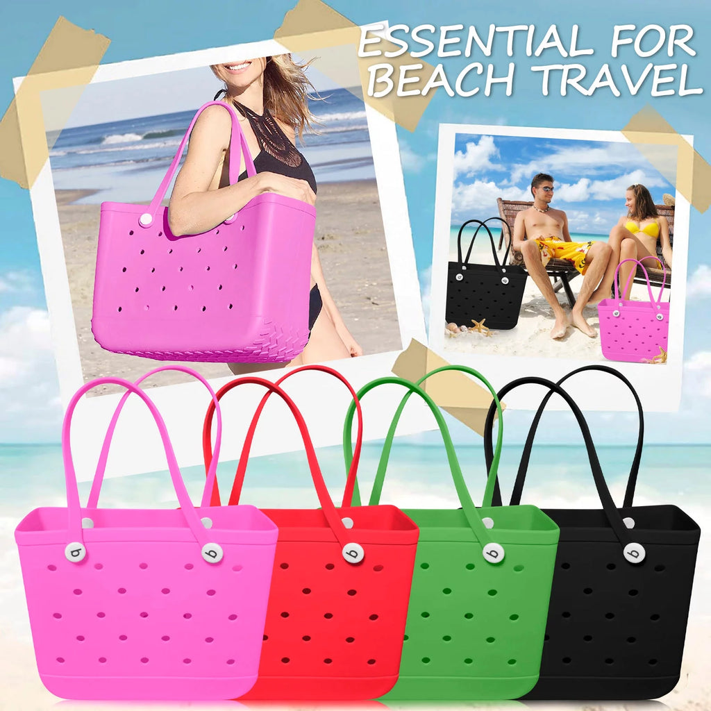 Large/X-Large Waterproof Rubber Beach Tote EVA Storage Bag