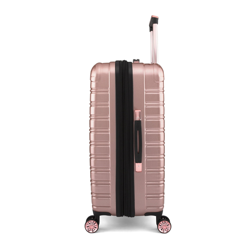 Hardside Fibertech Luggage 28" Checked Luggage, Rose Gold