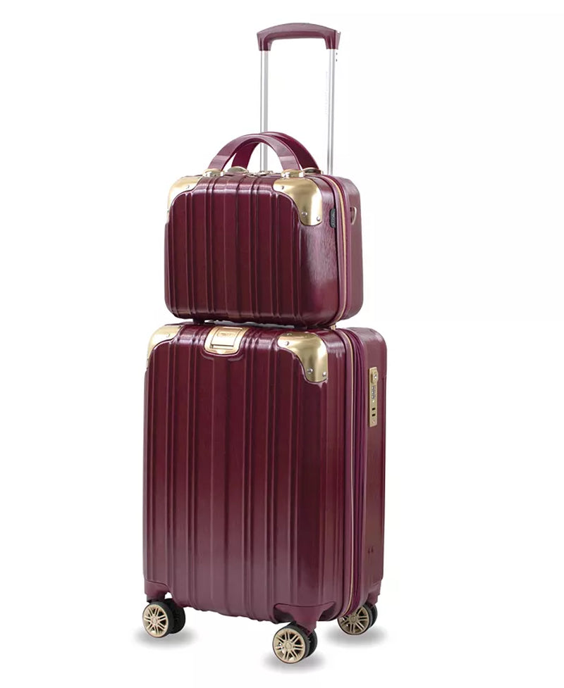 Melrose S 2-Piece TSA Anti-Theft Spinner Luggage Set