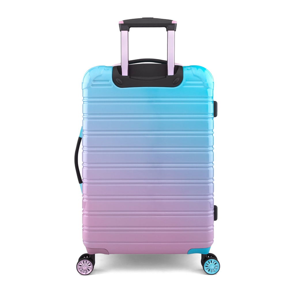 Hardside Luggage Fibertech 3 Piece Set, 20" Carry-On Luggage, 24" Checked Luggage and 28" Checked Luggage, Cotton Candy