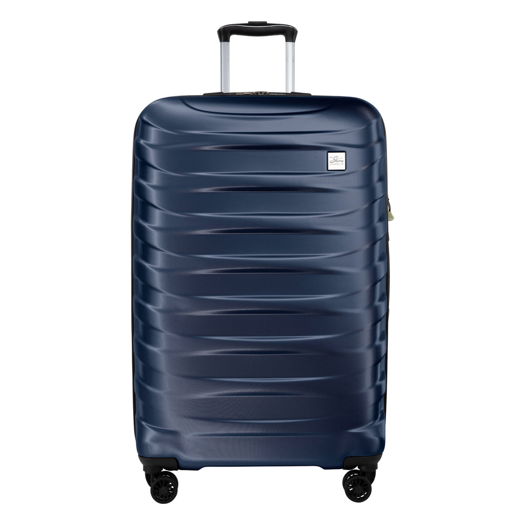 Camano by Hardside 28" Spinner Checked Luggage, Blue - Top Travel