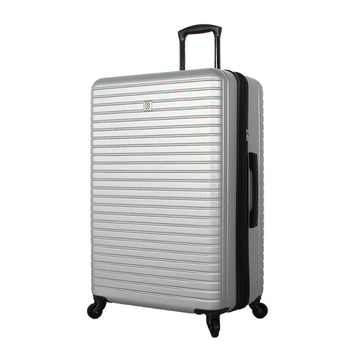 Vacationer Hard Side 28” Expandable Checked Luggage, Silver