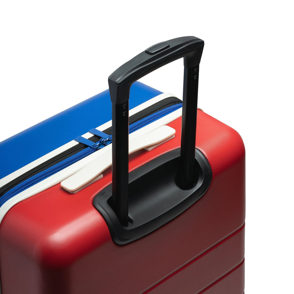 Double Dribble Collection - 3 Piece Hardside Set Luggage Nested - ABS (Carry - On, 24", 28") - Top Travels