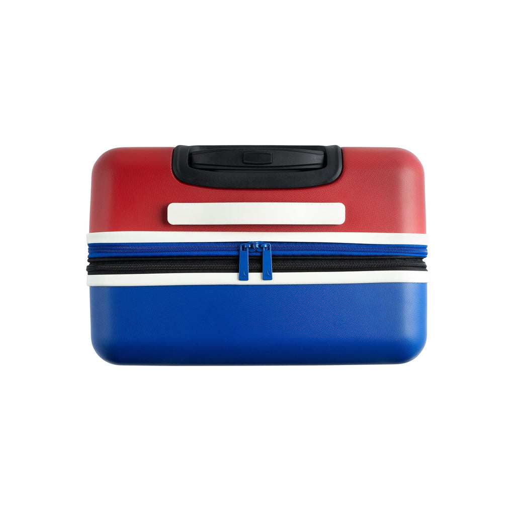 Double Dribble Collection - 3 Piece Hardside Set Luggage Nested - ABS (Carry - On, 24", 28") - Top Travels
