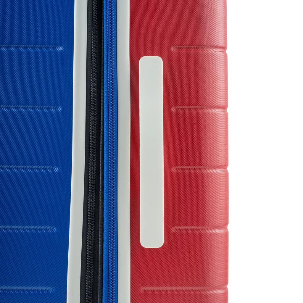 Double Dribble Collection - 3 Piece Hardside Set Luggage Nested - ABS (Carry - On, 24", 28") - Top Travels