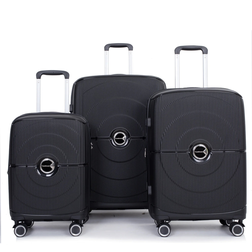 3-Piece Lightweight Hardside Luggage Set - 20", 24", 28" Expandable with TSA Lock & Spinner Wheels