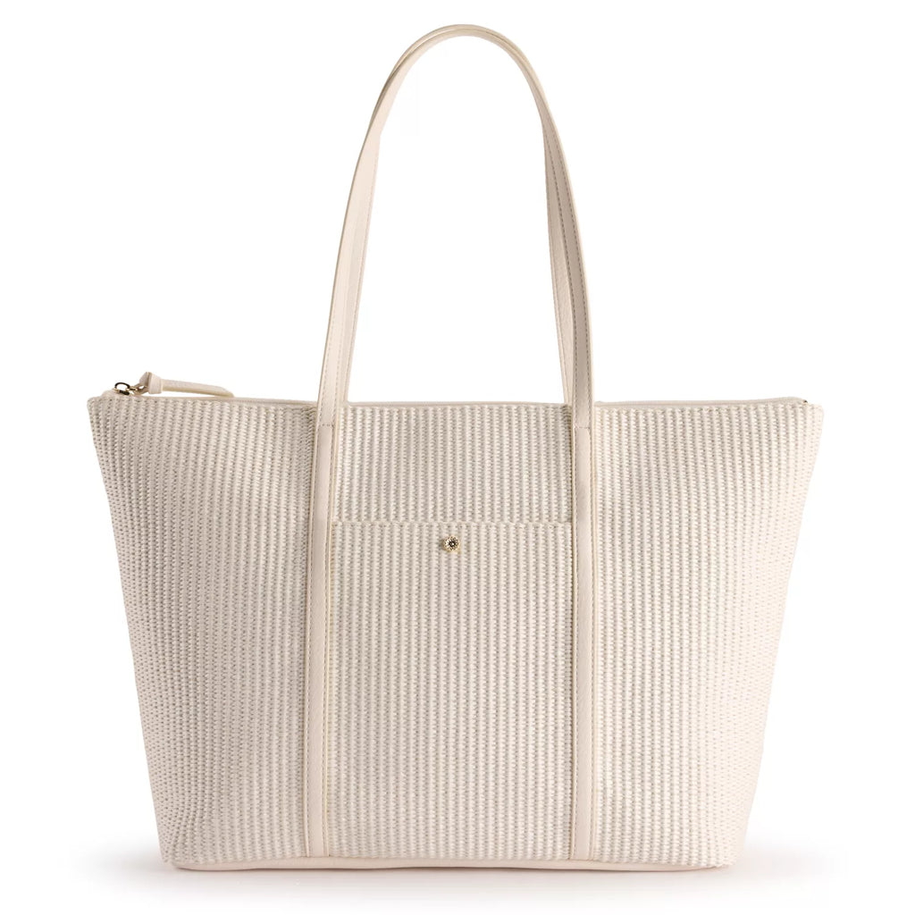 Amy Straw Beach Tote Bag