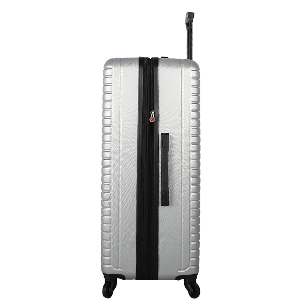 Vacationer Hard Side 28” Expandable Checked Luggage, Silver