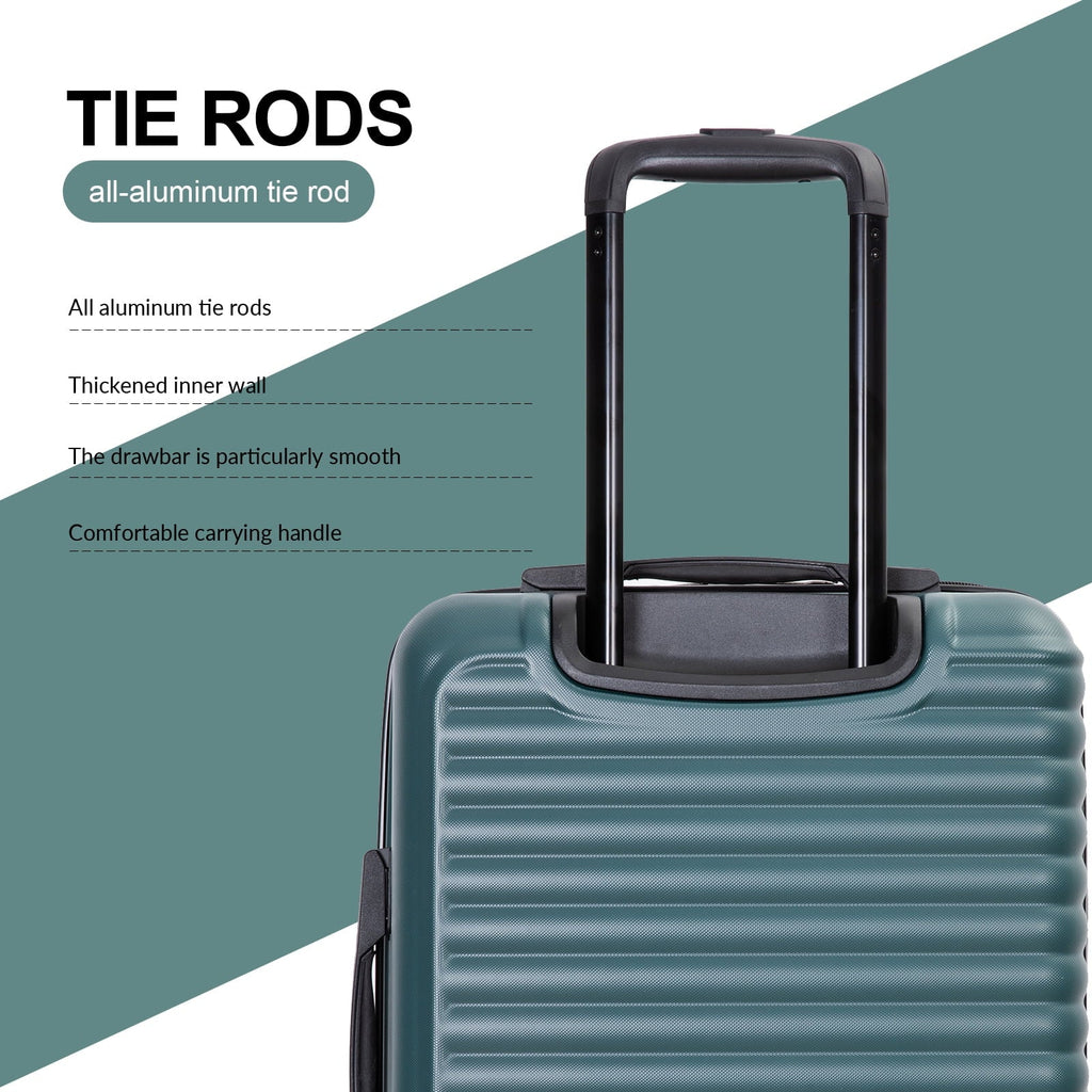 Hardshell Carry on Luggage 20" Lightweight Hardside Suitcase with Silent Spinner Wheels - Top Travels