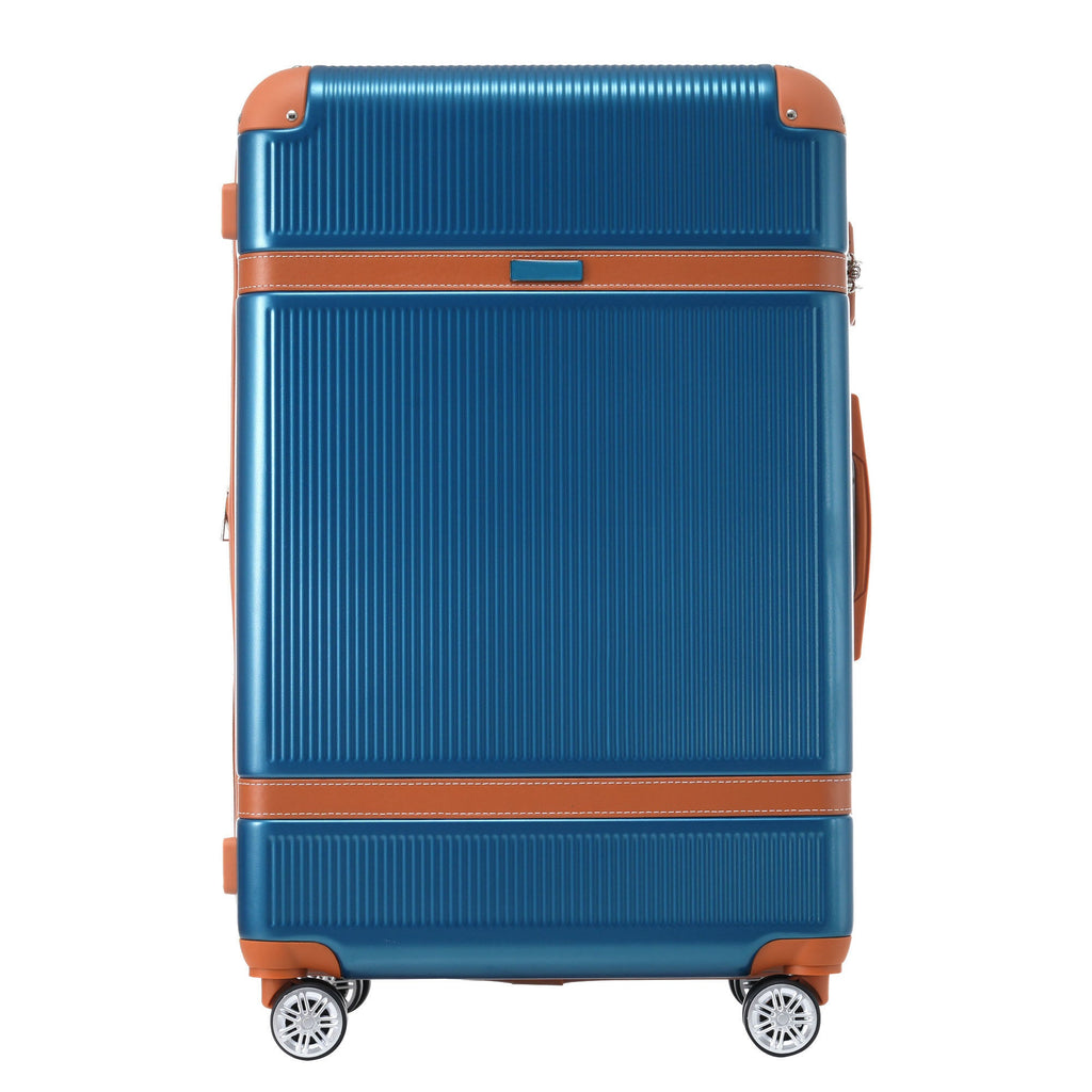 Hardshell Luggage Sets 3 Piece double spinner 8 wheels Suitcase with TSA Lock Lightweight 20''24''28'' - Top Travels