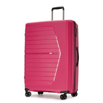 Hardside Expandable Luggage with Spinner Wheels,Tsa Lock,Rose Red,Checked - Large 28 - Inch - Top Travels