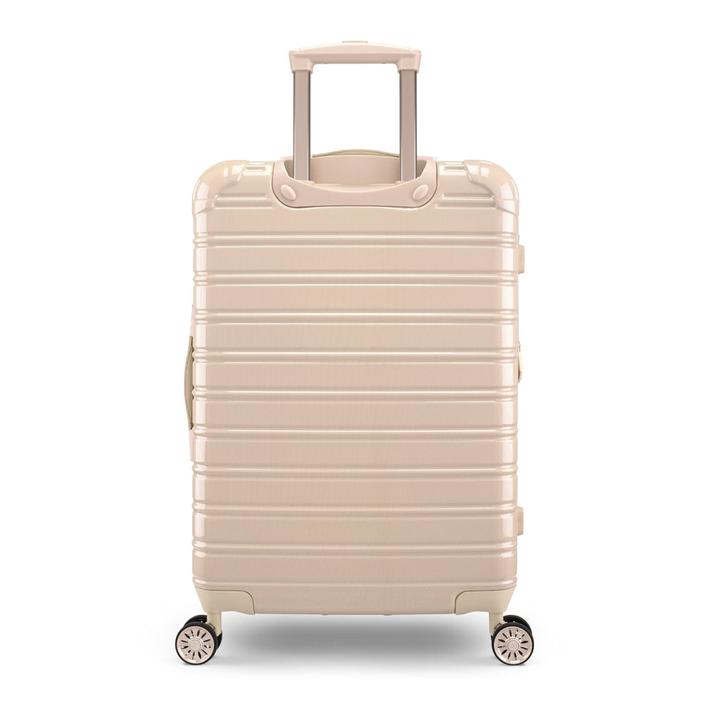 Hardside Luggage Fibertech 3 Piece Set, 20" Carry - On Luggage, 24" Checked Luggage and 28" Checked Luggage, Champagne - Top Travels