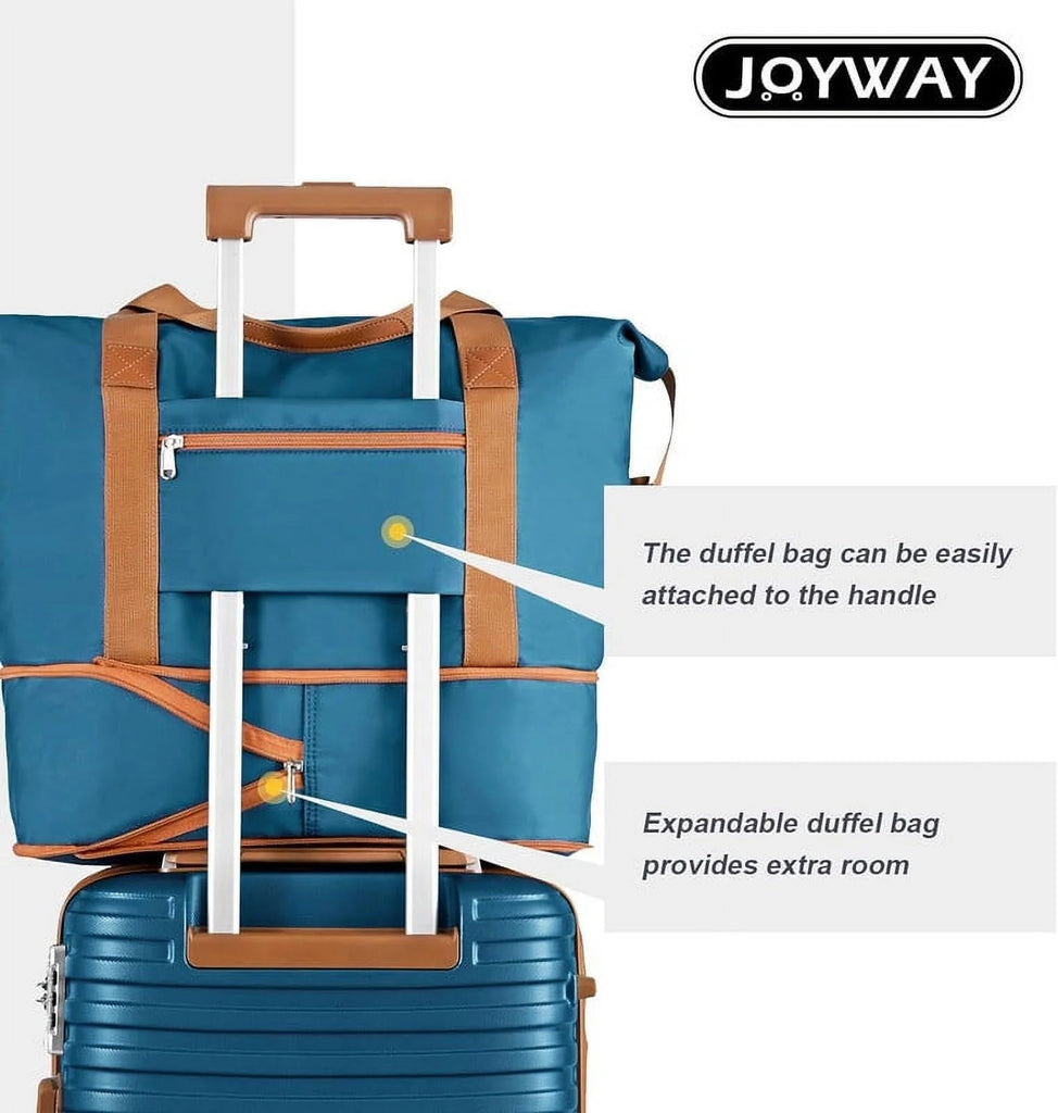 Hardside Luggage Set 5 - Piece Set & TSA Lock （Expandable Suitcase 20" & 24"）28 - In Checked Luggage - Top Travels