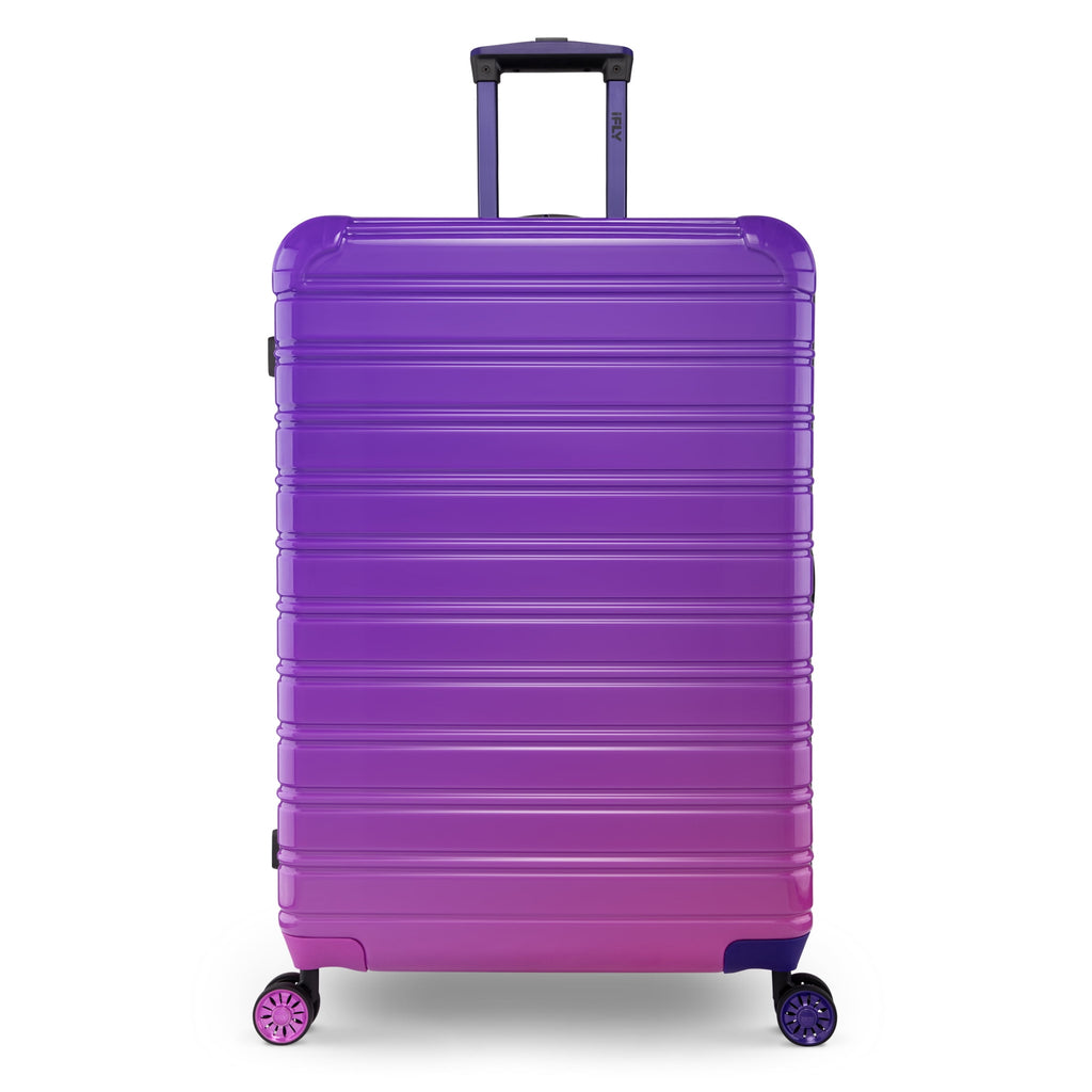 Hardside Fibertech Luggage 28" Checked Luggage, Rose Gold