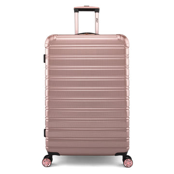 Hardside Fibertech Luggage 28" Checked Luggage, Rose Gold