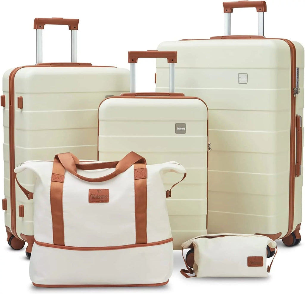 Luggage, ABS Hard Luggage Set with Spinner Wheels, with TSA Lock, Lightweight and Durable (Unisex) - Top Travels