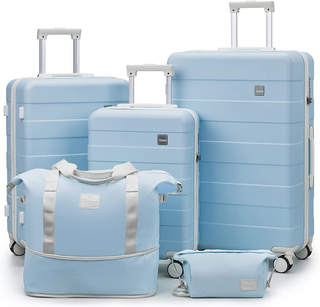 Luggage, ABS Hard Luggage Set with Spinner Wheels, with TSA Lock, Lightweight and Durable (Unisex) - Top Travels