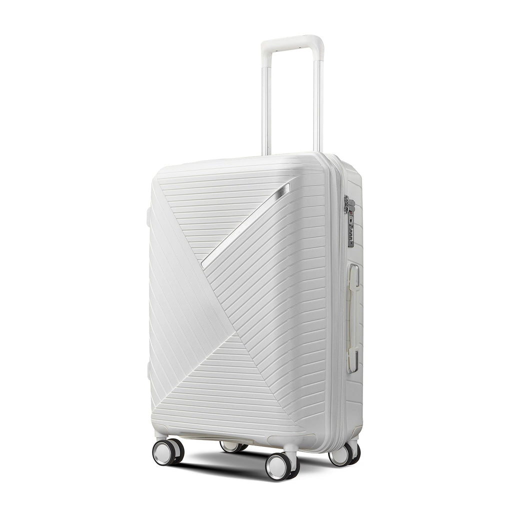 Luggage Sets 4 Piece(14/20/24/28), Expandable Lightweight Suitcase with 4 Double 360 Degrees Mute Spinner Wheels PP Materials Durable TSA Lock Travel Luggage - Top Travels