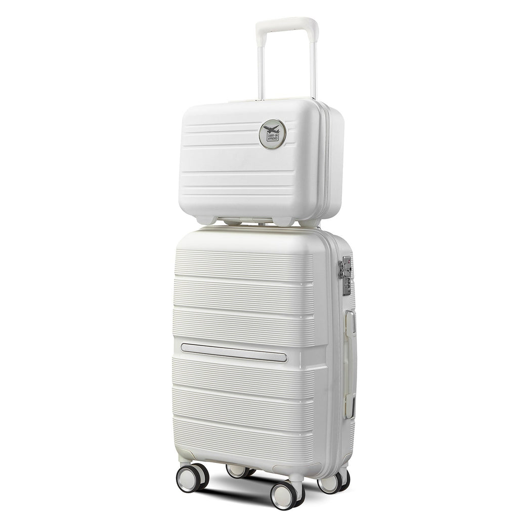 Luggage Sets 4 Piece(14/20/24/28) PP Lightweight & Durable Expandable suitcase - Top Travels