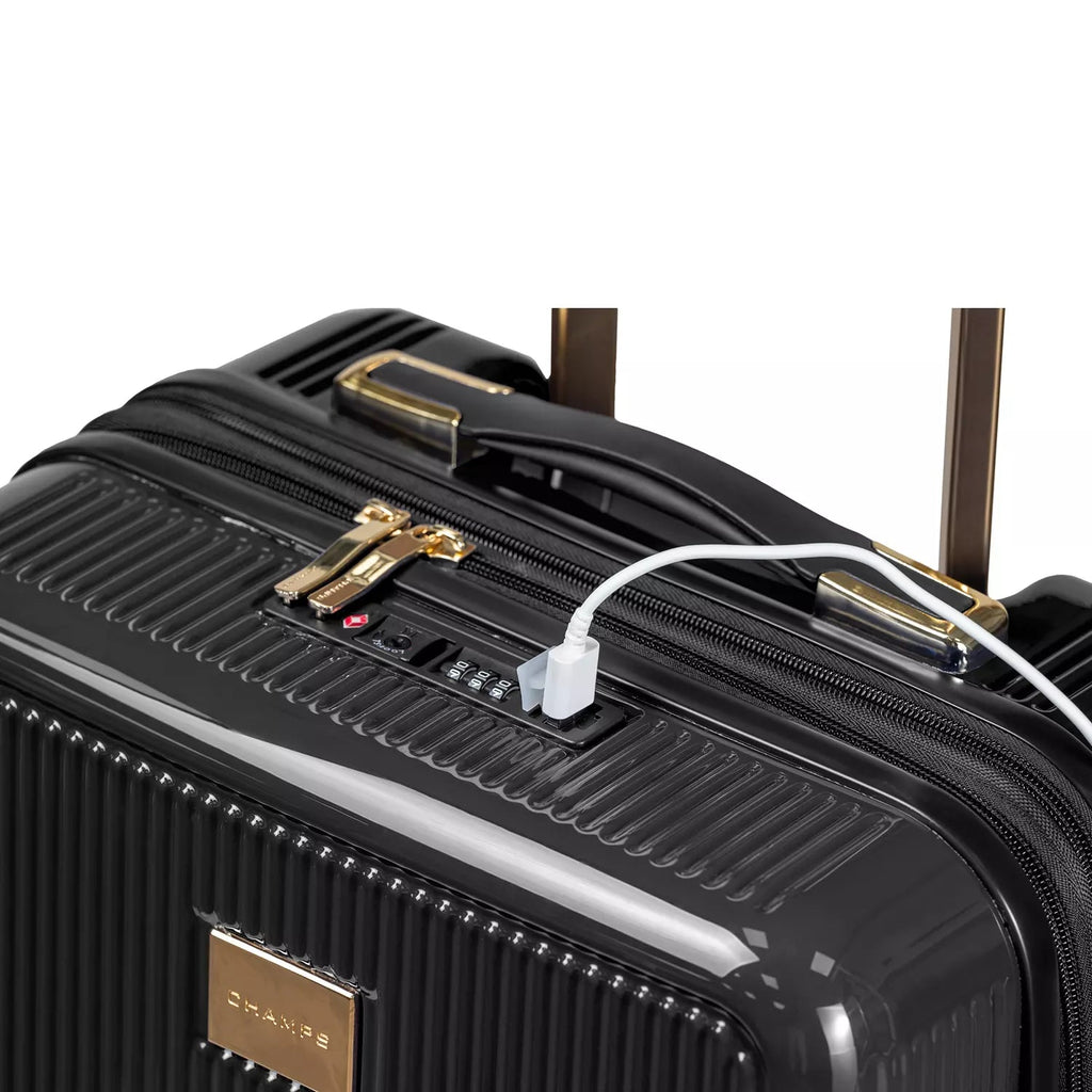 Luxe Collection 3 - Piece Hardside Spinner Luggage Set - Top Travels