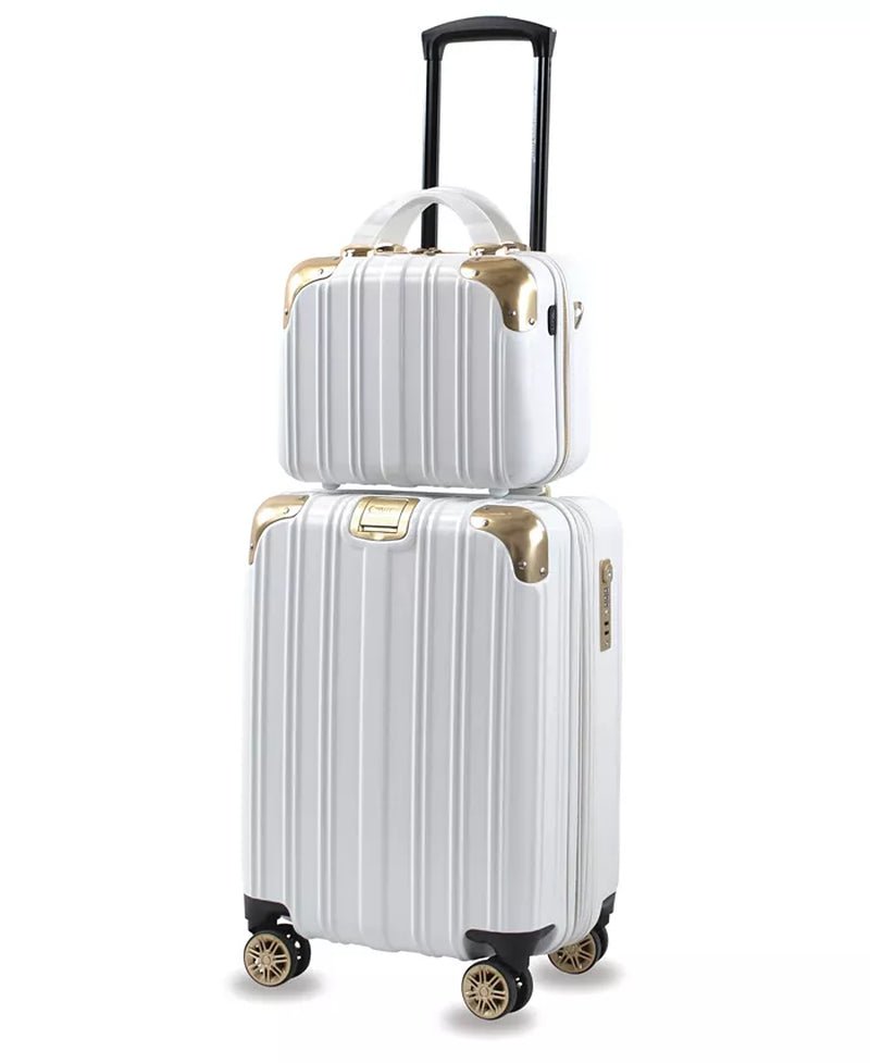 Melrose S 2 - Piece TSA Anti - Theft Spinner Luggage Set - Top Travels