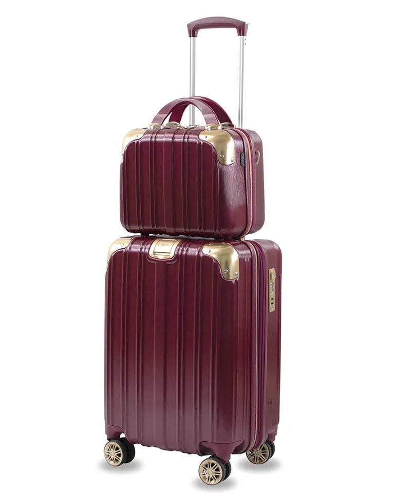 Melrose S 2 - Piece TSA Anti - Theft Spinner Luggage Set - Top Travels