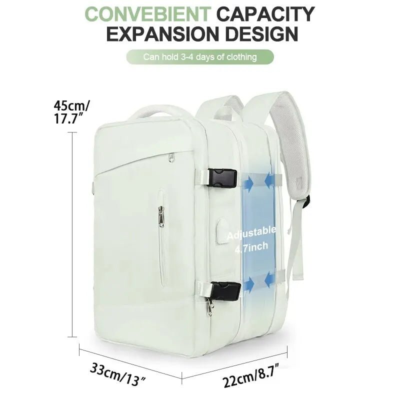 Top Travels™ 40L Waterproof Travel & Hiking Backpack with Anti - Theft and USB Port for Men & Women - Top Travels