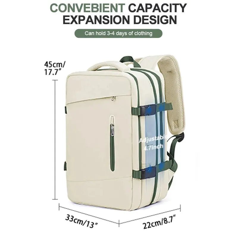 Top Travels™ 40L Waterproof Travel & Hiking Backpack with Anti - Theft and USB Port for Men & Women - Top Travels