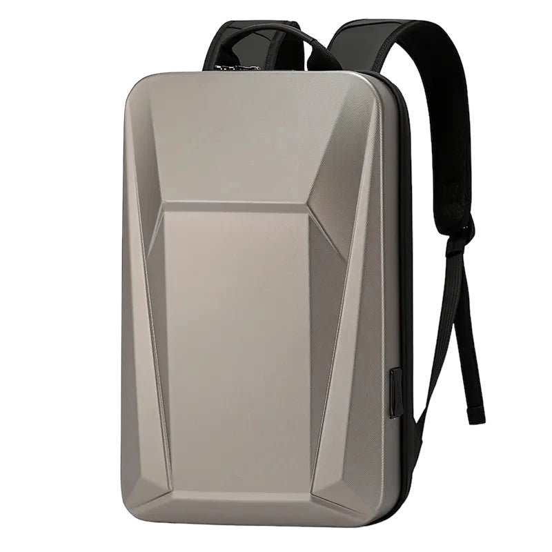 Top Travels™ Elite Pro Men's Hard Shell Waterproof Backpack with USB & TSA Lock - Top Travels