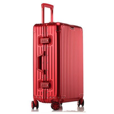 Top Travels TitanEdge Zipperless Aluminum - Magnesium Alloy Carry - On Suitcase - Top Travels