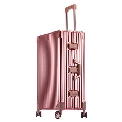 Top Travels TitanEdge Zipperless Aluminum - Magnesium Alloy Carry - On Suitcase - Top Travels