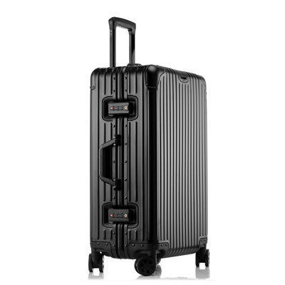 Top Travels TitanEdge Zipperless Aluminum - Magnesium Alloy Carry - On Suitcase - Top Travels